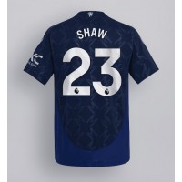 Pánský Fotbalový dres Manchester United Luke Shaw #23 2024-25 Venkovní Krátký Rukáv